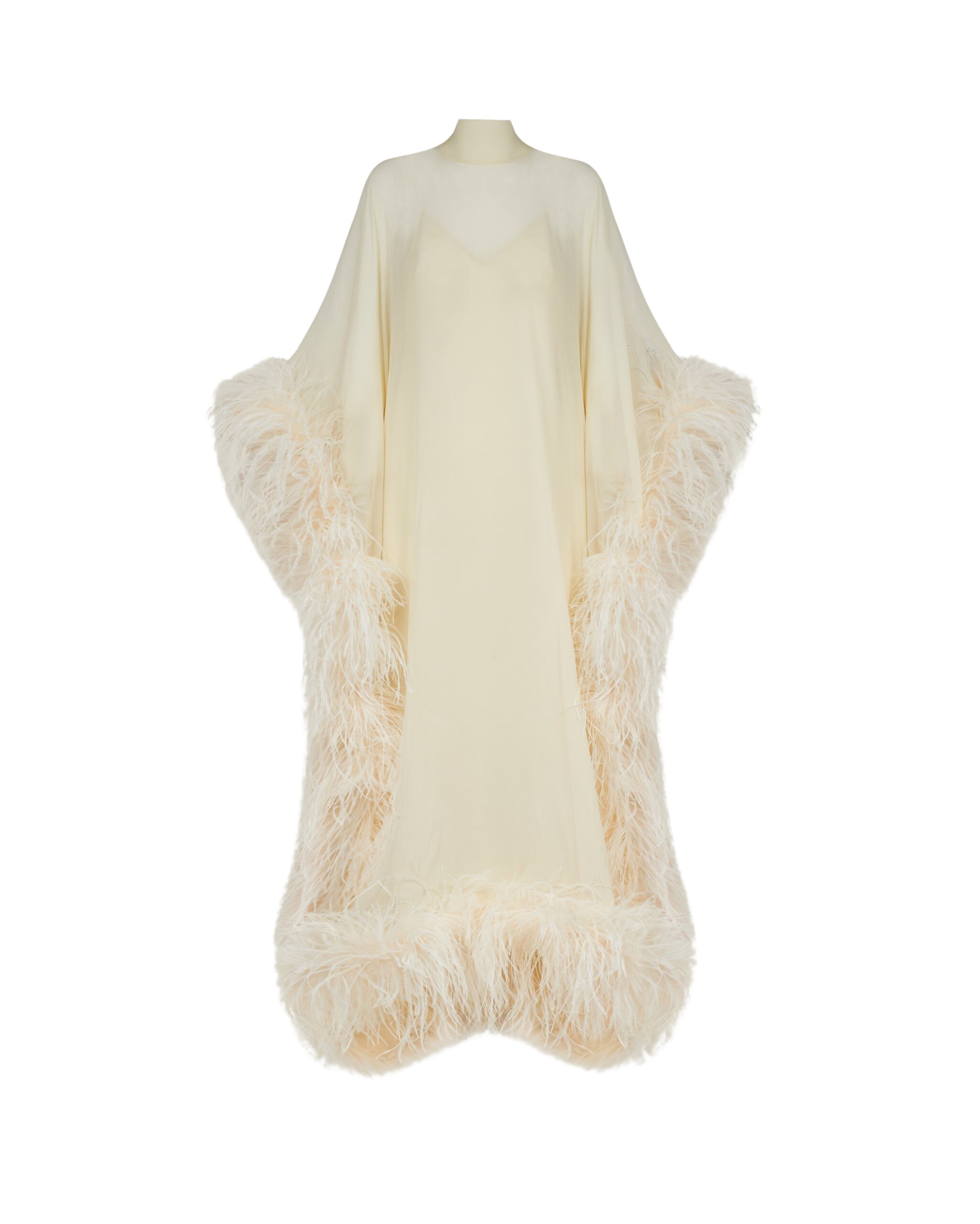 Taller Marmo Casta Diva Spirito Kaftan In Ivory