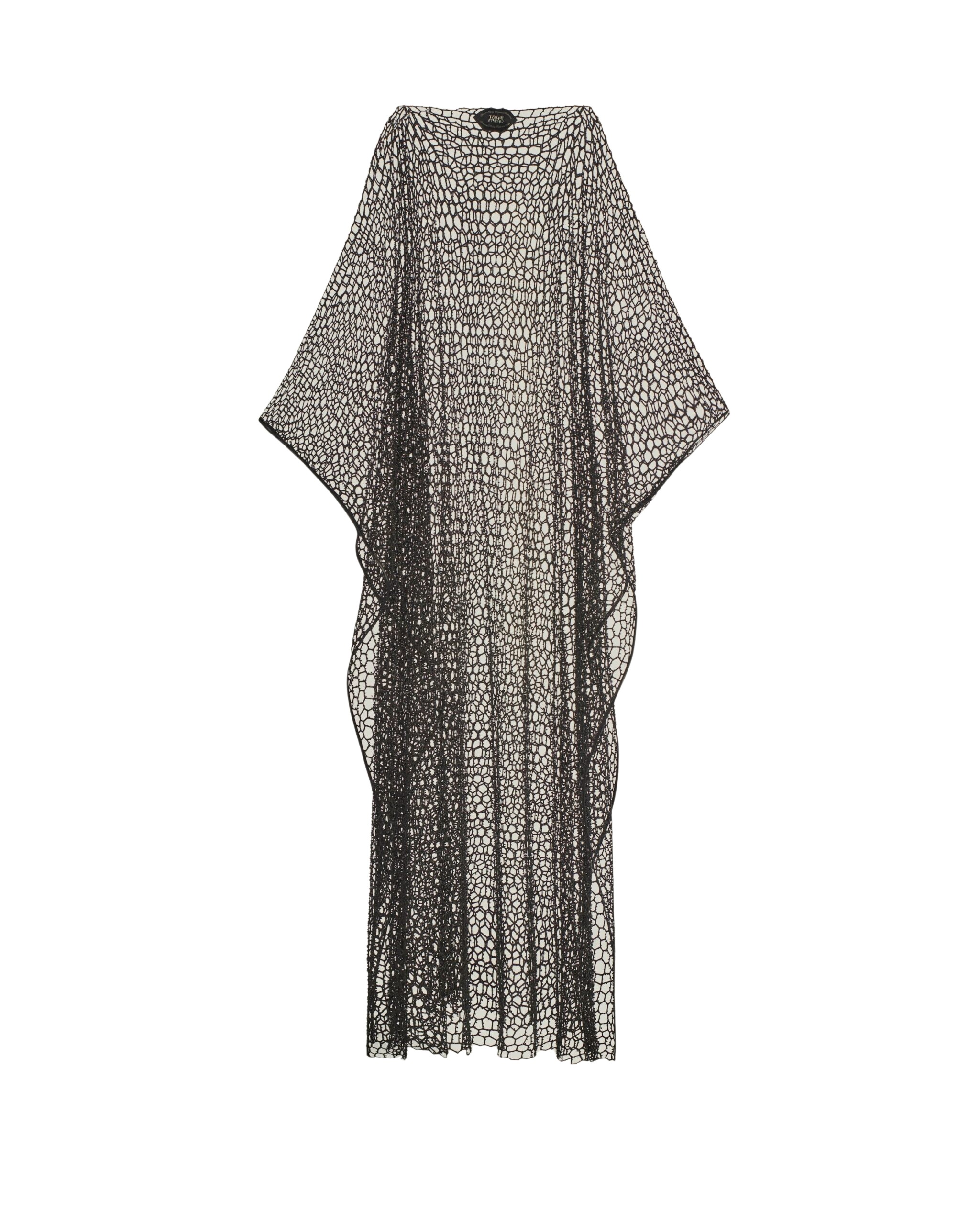 Taller Marmo Caviale Kaftan In Black