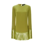 Orange Feather Dress luxury Clothing from  Luxury Handbags Marketplace
