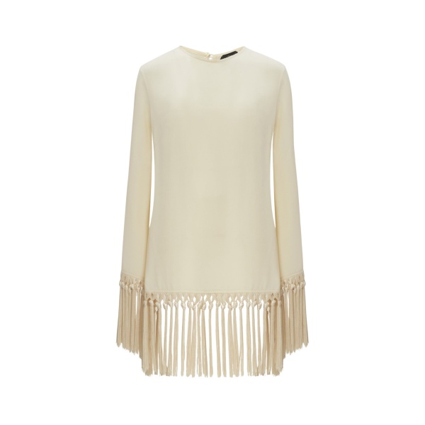 Ivory Feather Dress luxury Clothing from  Luxury Handbags Marketplace
