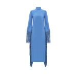 Blue Feather Dress luxury Clothing from  Luxury Handbags Marketplace