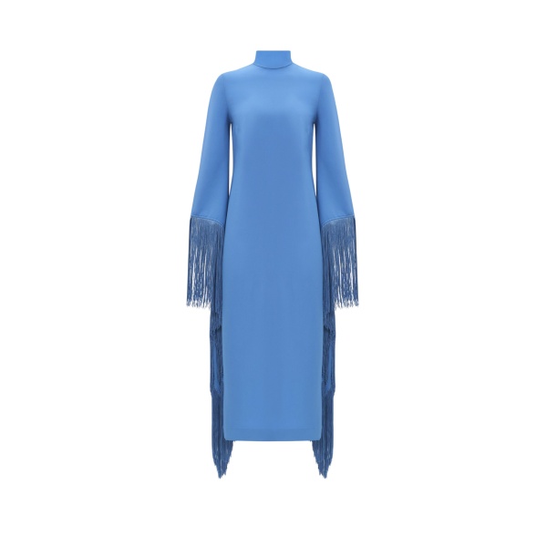 Blue Feather Dress luxury Clothing from  Luxury Handbags Marketplace