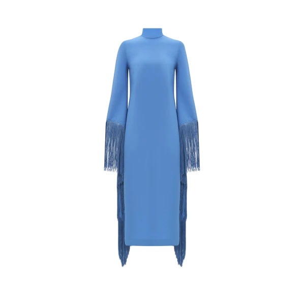 Blue Feather Dress luxury Clothing from  Luxury Handbags Marketplace