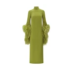 Taller-Marmo-Del-Rio-Dress-In-Citron-scaled30012_nobg Orange Feather Dress luxury Clothing from Luxury Handbags Marketplace