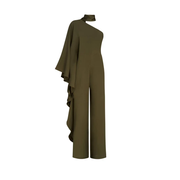 Green Feather Jumpsuit luxury Clothing from  Luxury Handbags Marketplace