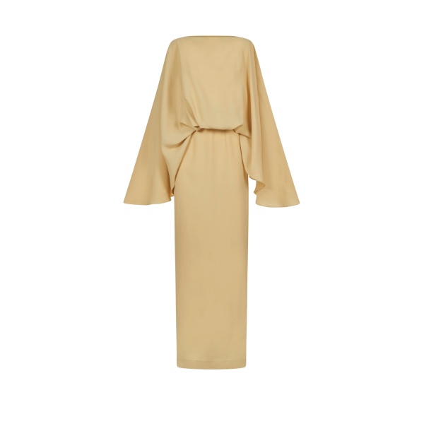 Yellow Feather Dress luxury Clothing from  Luxury Handbags Marketplace