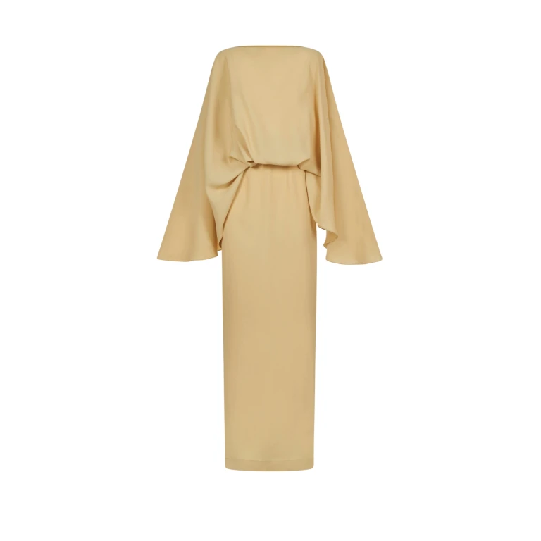 Yellow Feather Dress luxury Clothing from  Luxury Handbags Marketplace