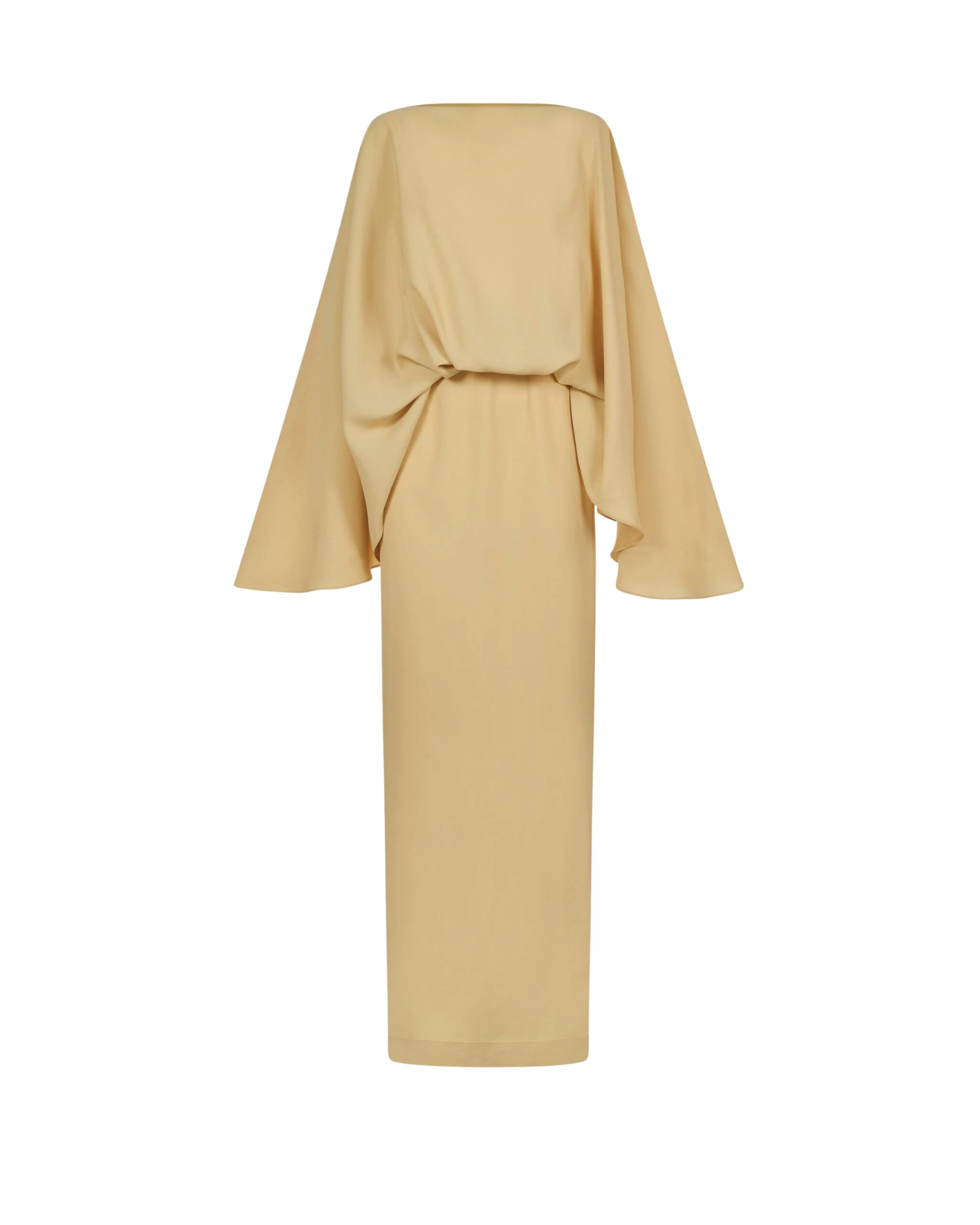 Taller-Marmo-Eolia-Dress-In-Pergamena-scaled47846_nobg Yellow Feather Dress luxury Clothing from Luxury Handbags Marketplace