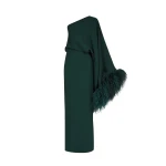 Green Feather Dress luxury Clothing from  Luxury Handbags Marketplace