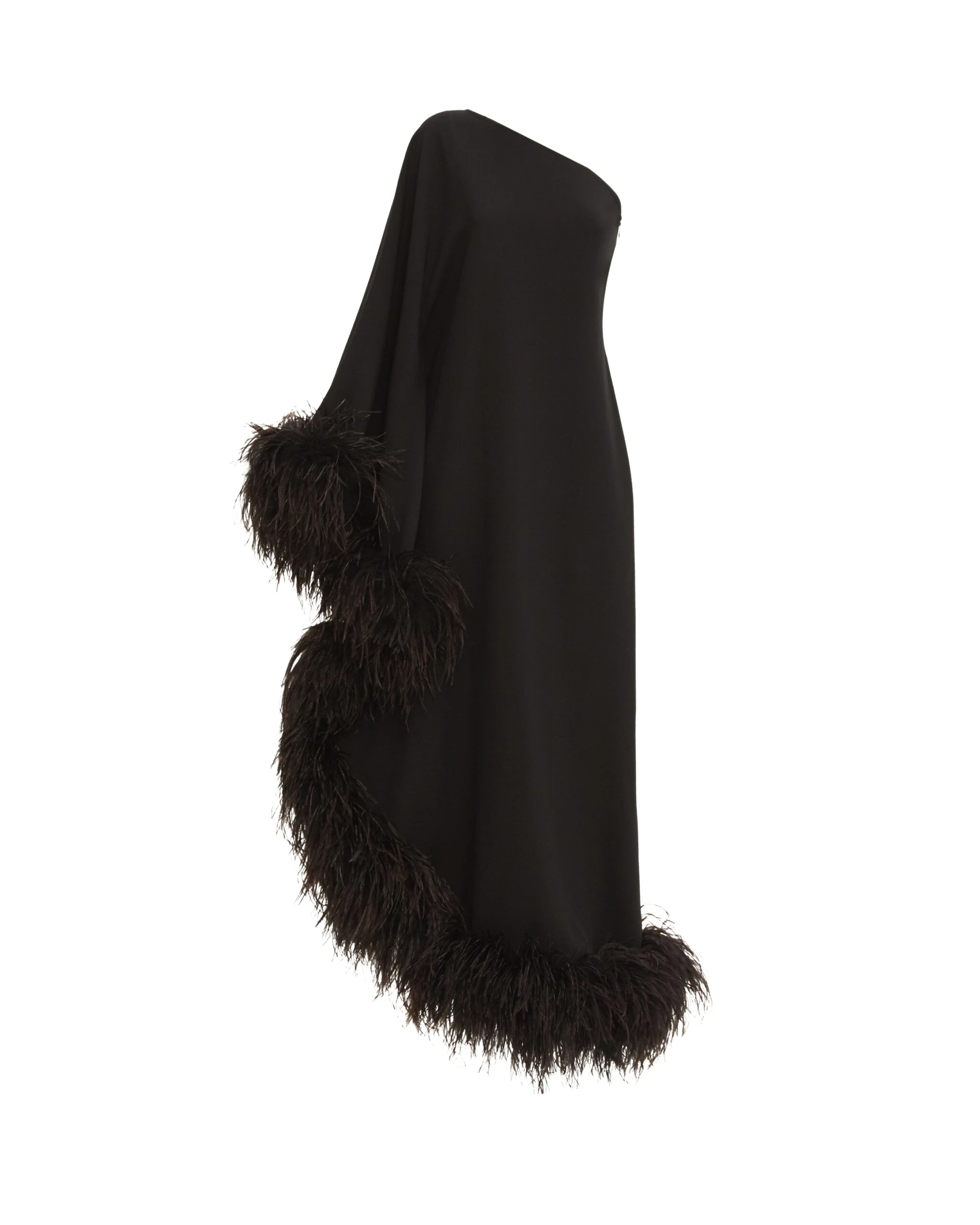 Taller-Marmo-Feathered-Ubud-Dress-In-Black-scaled35634_nobg Black Feather Dress luxury Clothing from Luxury Handbags Marketplace