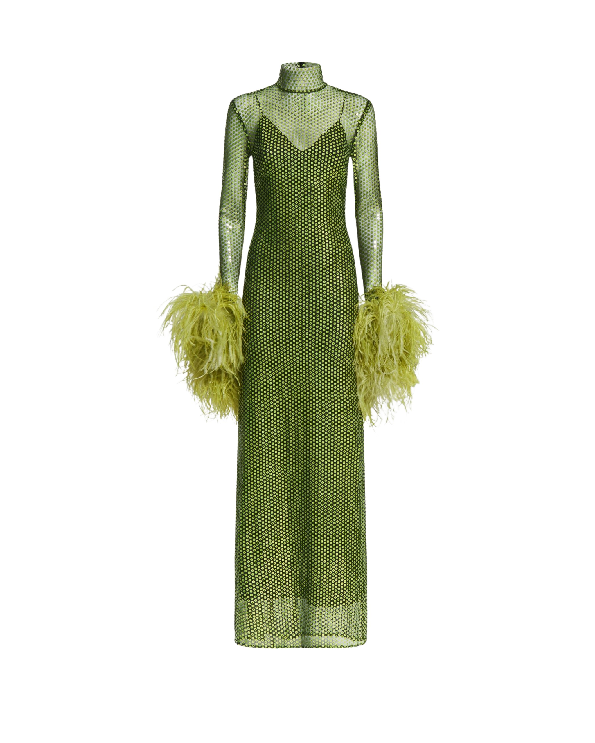 Taller Marmo Fonda Pepe Dress In Citron