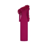Purple Feather Dress luxury Clothing from  Luxury Handbags Marketplace