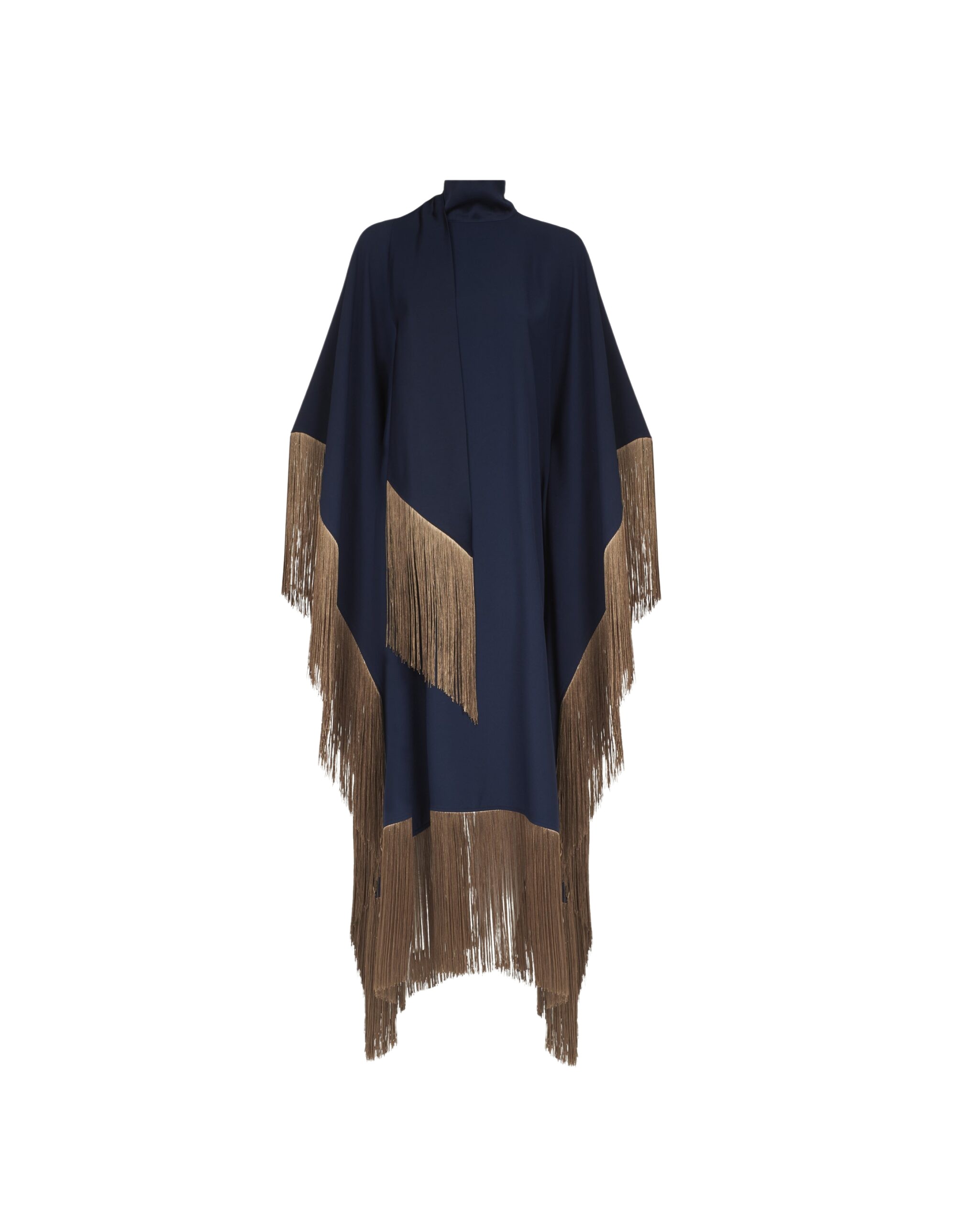 Taller Marmo Gilded Mrs Ross Kaftan In Blue Navy