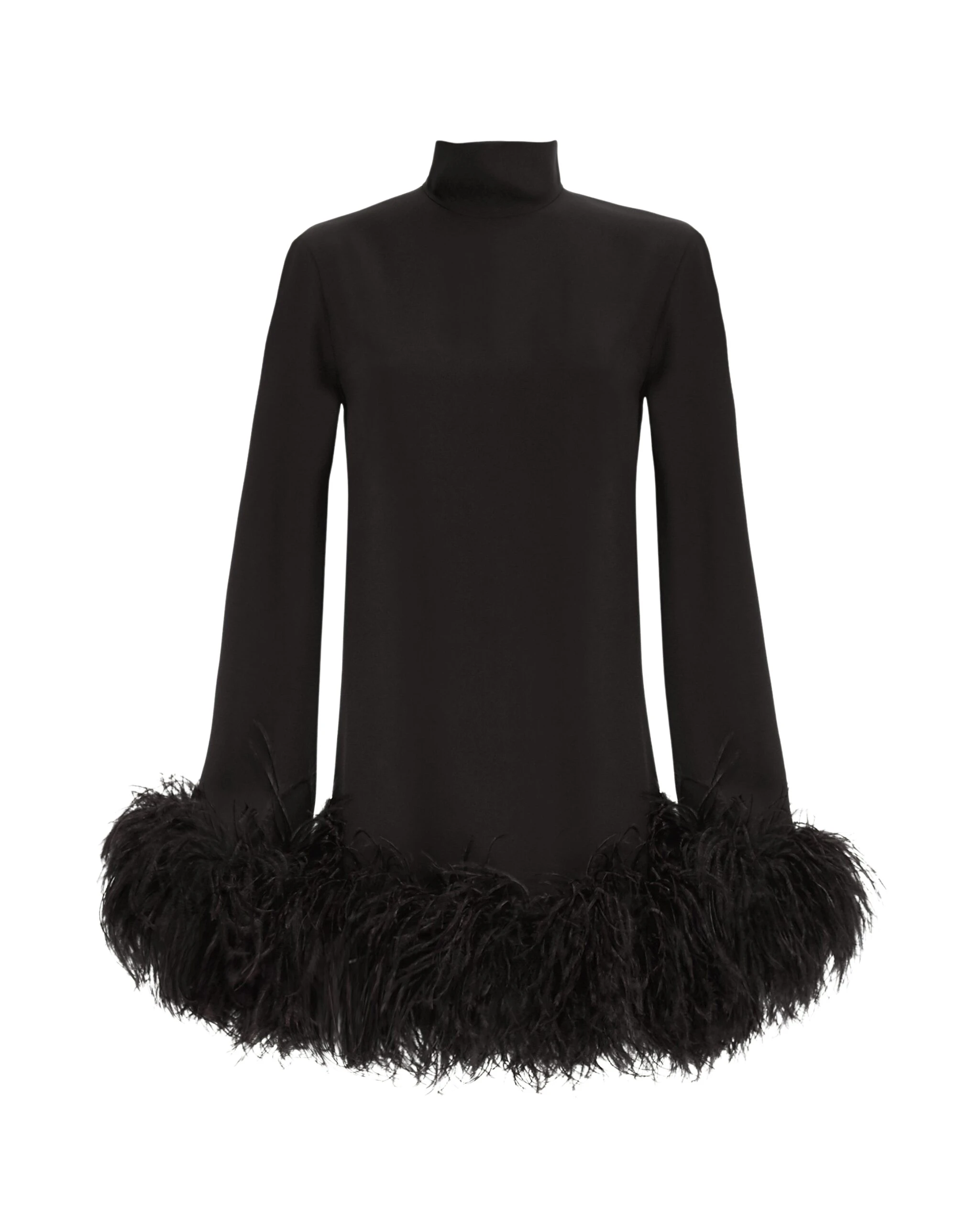 Taller-Marmo-Gina-Dress-In-Black-scaled76682_nobg Black Feather Dress luxury Clothing from Luxury Handbags Marketplace