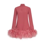 Red Feather Dress luxury Clothing from  Luxury Handbags Marketplace