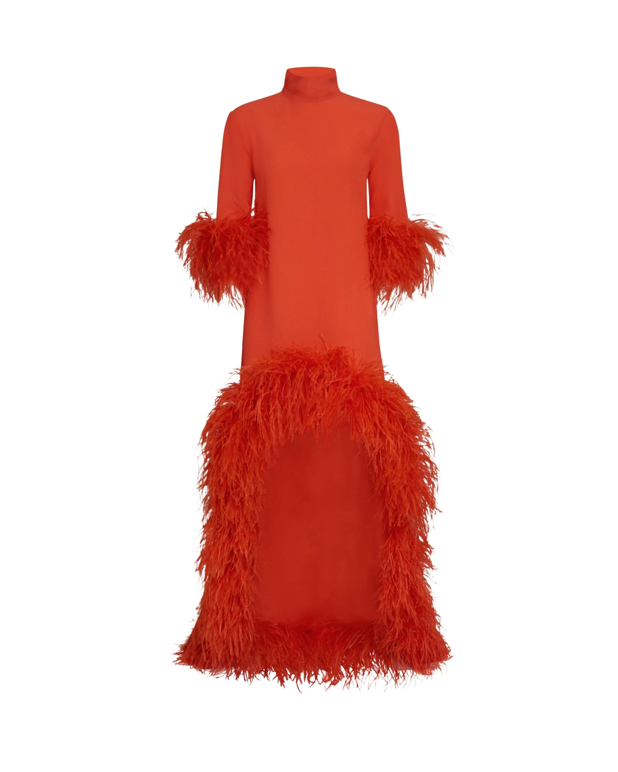 Taller-Marmo-Gina-Extravaganza-Dress-In-Tiger-scaled80000_nobg Red Feather Dress luxury Clothing from Luxury Handbags Marketplace