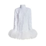 White Feather Dress luxury Clothing from  Luxury Handbags Marketplace