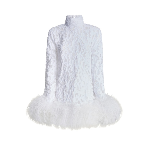 White Feather Dress luxury Clothing from  Luxury Handbags Marketplace