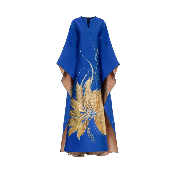 Blue Feather Dress luxury Clothing from  Luxury Handbags Marketplace