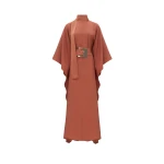 Taller-Marmo-La-Luna-Kaftan-In-Terracotta-scaled52640_nobg Brown Feather Dress luxury Clothing from Luxury Handbags Marketplace
