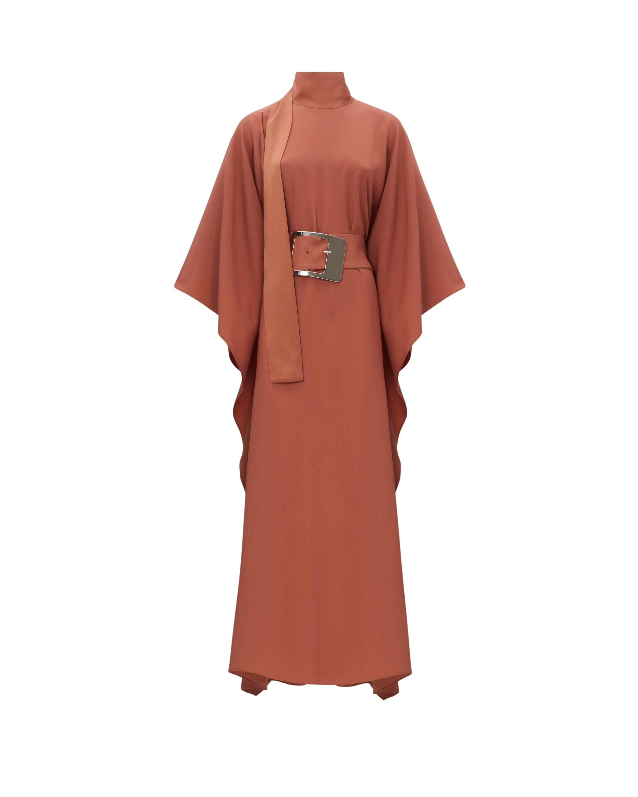 Taller-Marmo-La-Luna-Kaftan-In-Terracotta-scaled52640_nobg Brown Feather Dress luxury Clothing from Luxury Handbags Marketplace
