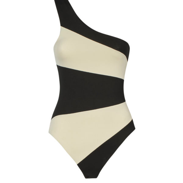 Taller Marmo Maestrale Swimsuit In Black&Ivory