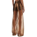 Metallic Feather Pant luxury Clothing from  Luxury Handbags Marketplace