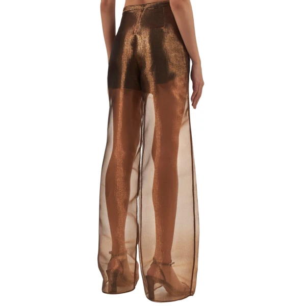 Metallic Feather Pant luxury Clothing from  Luxury Handbags Marketplace