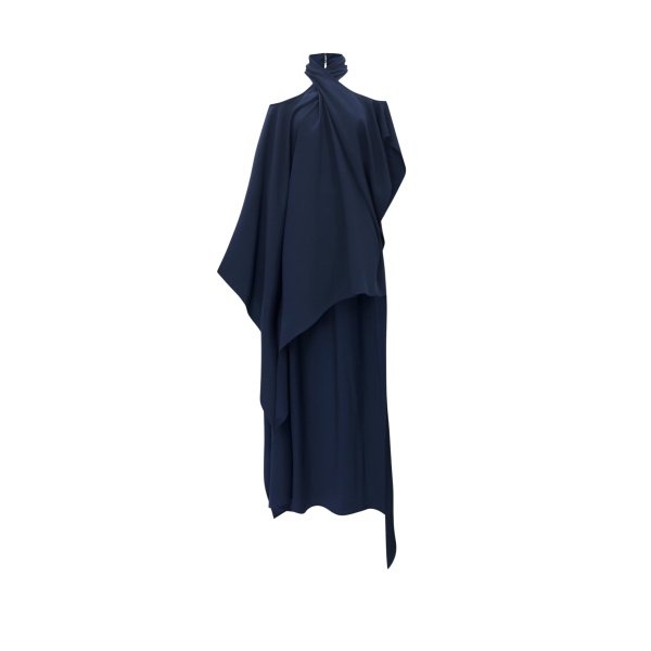 Blue Feather Dress luxury Clothing from  Luxury Handbags Marketplace