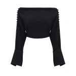 Black Feather Top luxury Clothing from  Luxury Handbags Marketplace