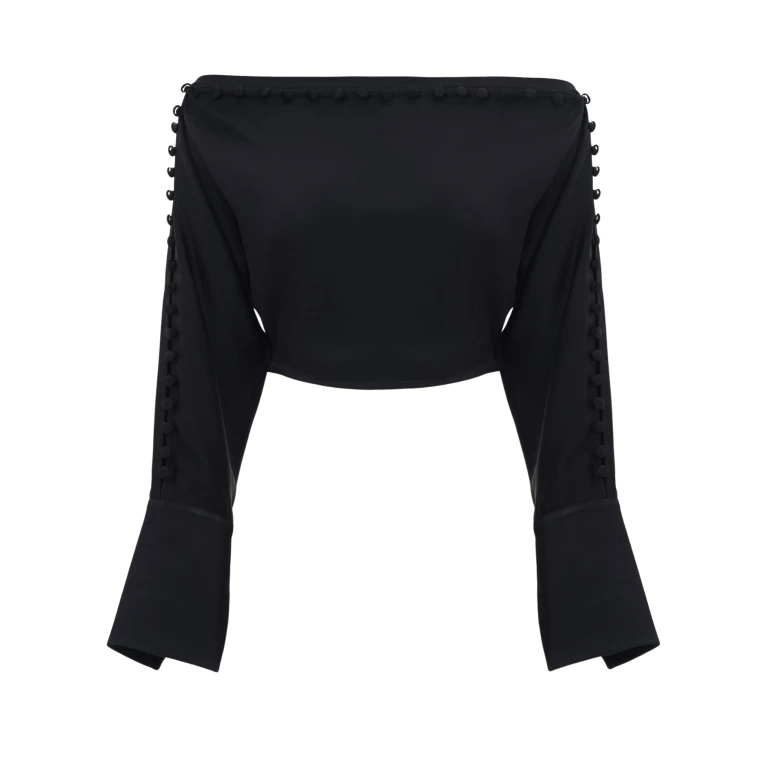 Black Feather Top luxury Clothing from  Luxury Handbags Marketplace