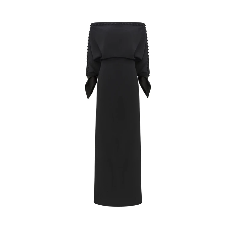 Black Feather Dress luxury Clothing from  Luxury Handbags Marketplace