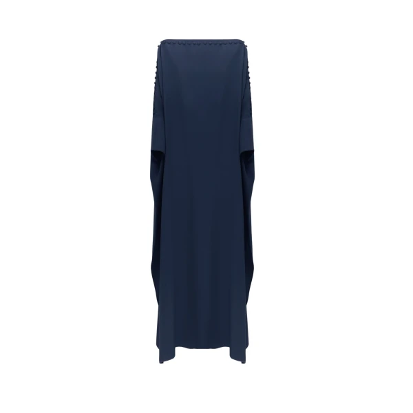 Blue Feather Dress luxury Clothing from  Luxury Handbags Marketplace