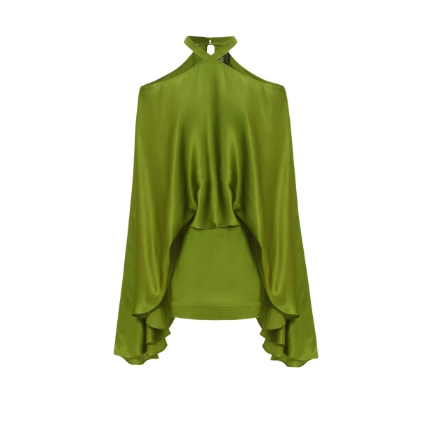 Green Feather Dress luxury Clothing from  Luxury Handbags Marketplace
