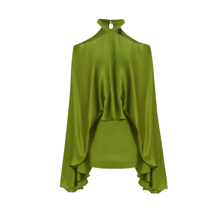 Green Feather Dress luxury Clothing from  Luxury Handbags Marketplace