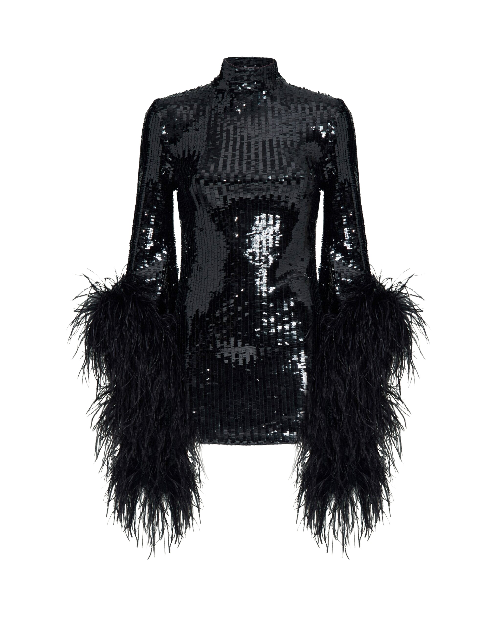 Taller Marmo Mini Del Rio Disco Dress In Black