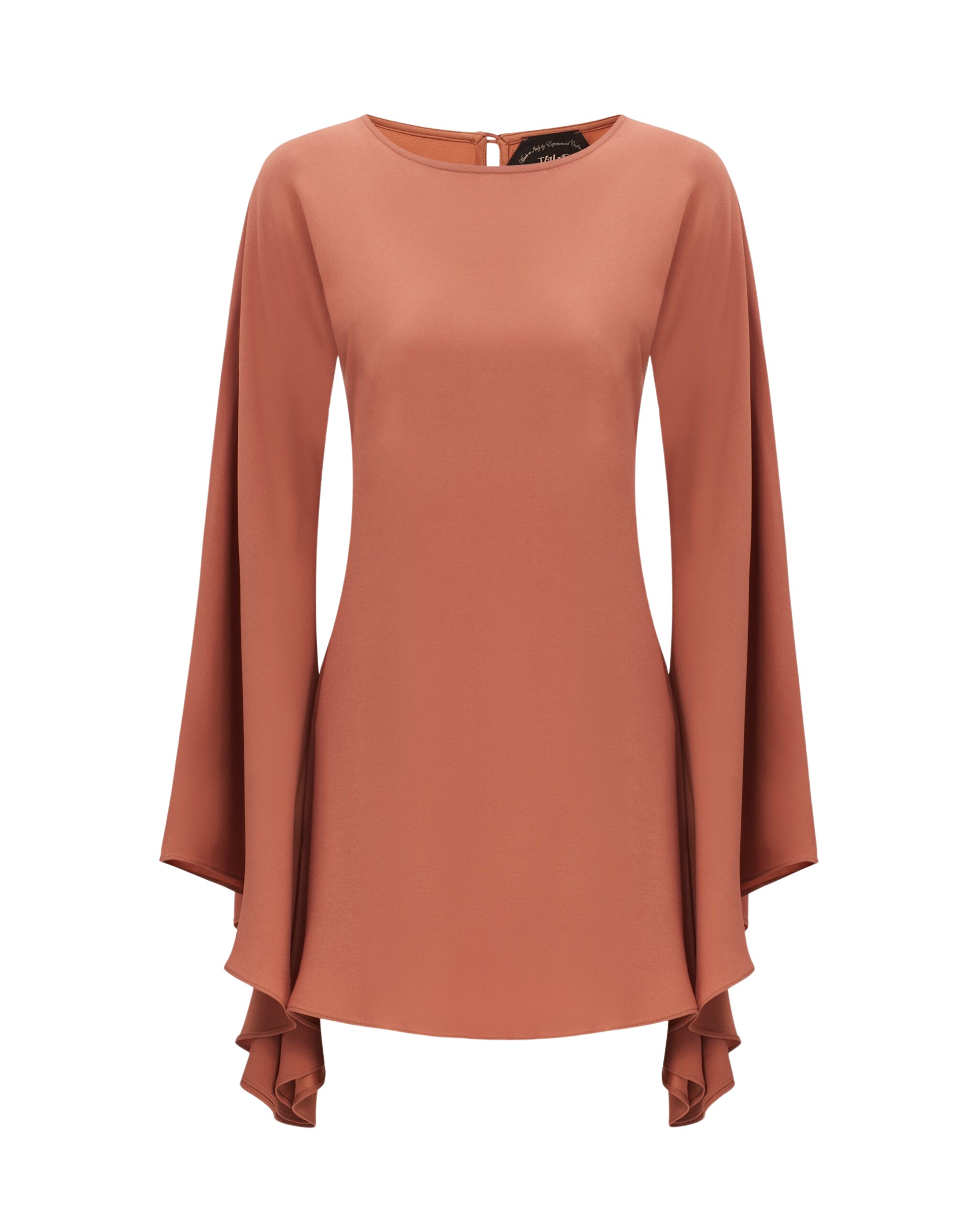 Taller Marmo Mini Moonbar Dress In Terracotta