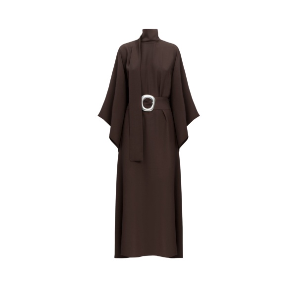 Brown Feather Dress luxury Clothing from  Luxury Handbags Marketplace