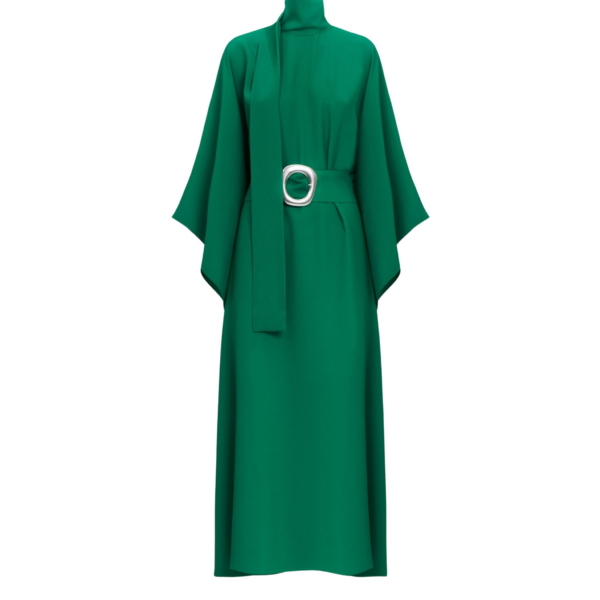 Taller Marmo Moon Kaftan In Emerald