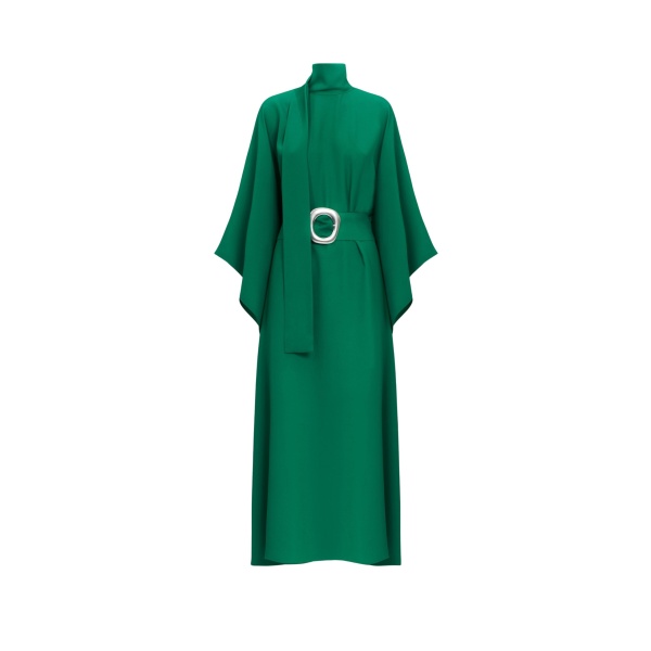 Green Feather Dress luxury Clothing from  Luxury Handbags Marketplace