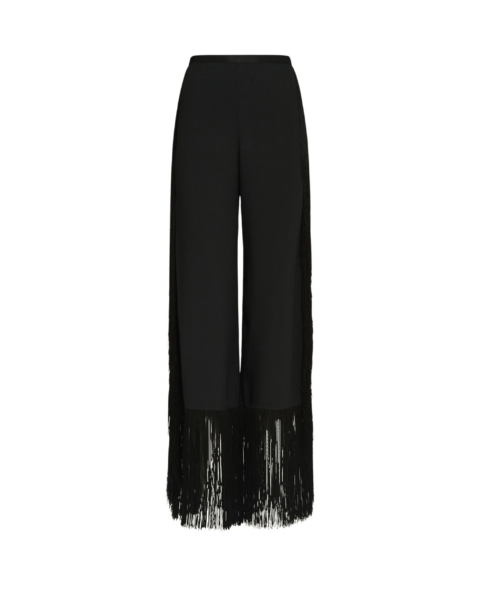 Black Feather Pant luxury Clothing from  Luxury Handbags Marketplace