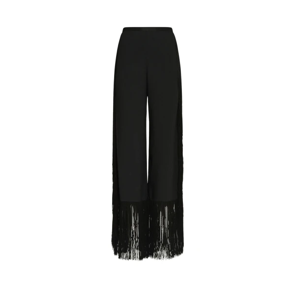 Black Feather Pant luxury Clothing from  Luxury Handbags Marketplace