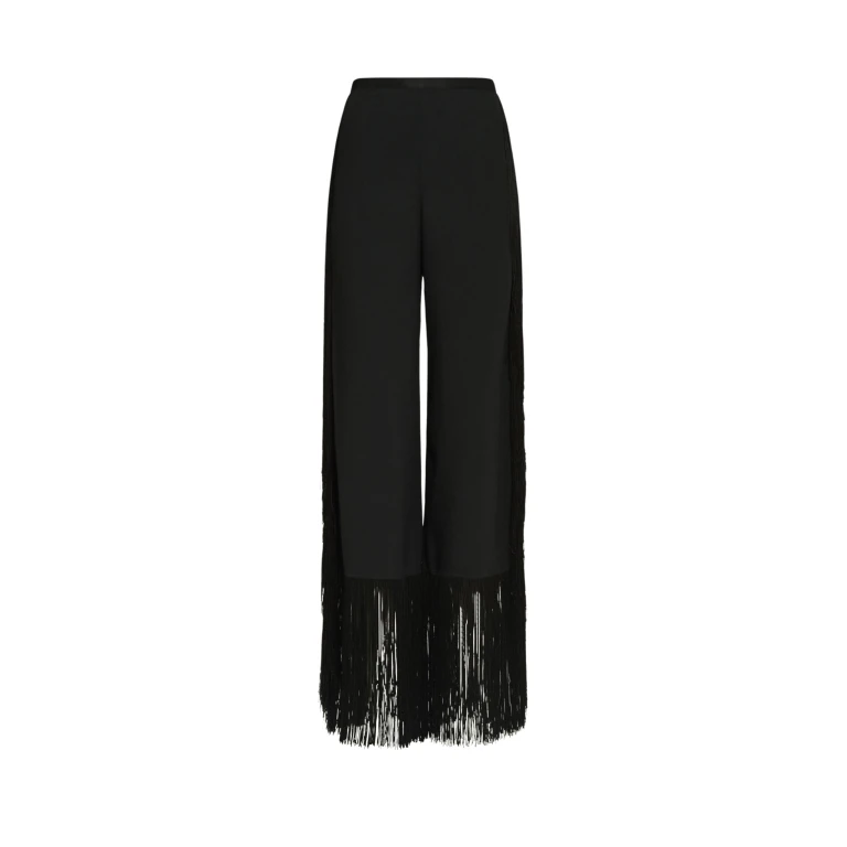Black Feather Pant luxury Clothing from  Luxury Handbags Marketplace