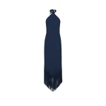 Blue Feather Dress luxury Clothing from  Luxury Handbags Marketplace