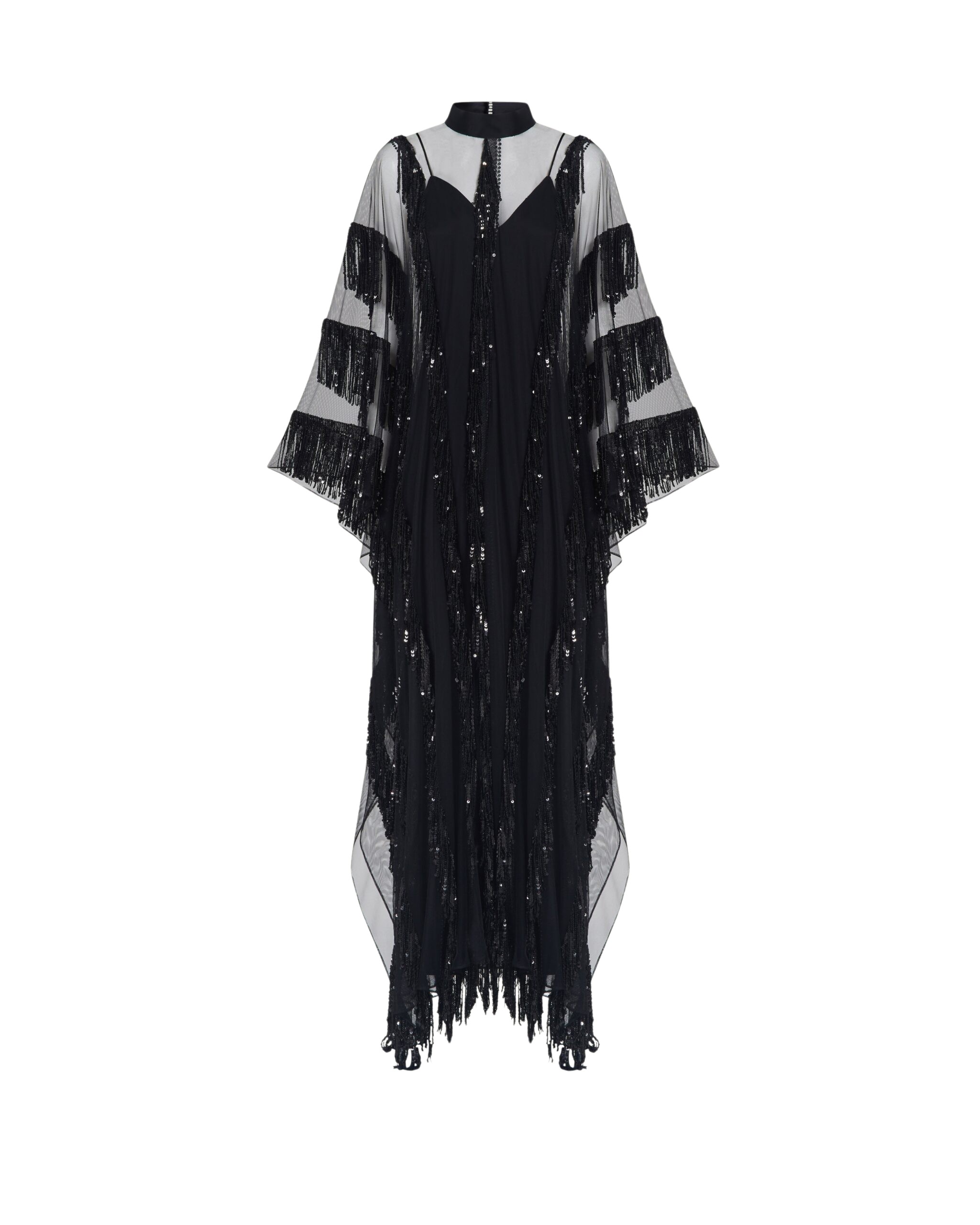 Taller Marmo Showgirl Kaftan In Black