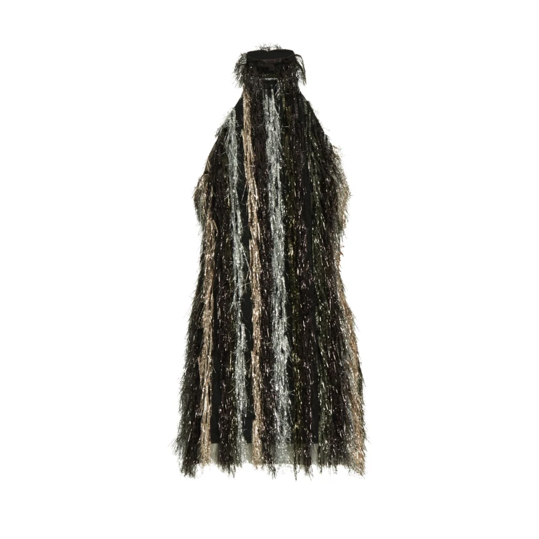 Multicolour Feather Dress luxury Clothing from  Luxury Handbags Marketplace