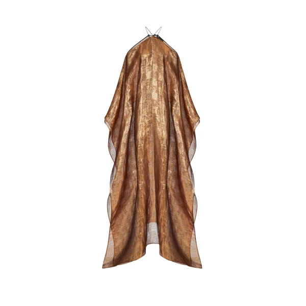 Gold Feather Dress luxury Clothing from  Luxury Handbags Marketplace