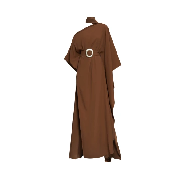 Brown Feather Dress luxury Clothing from  Luxury Handbags Marketplace