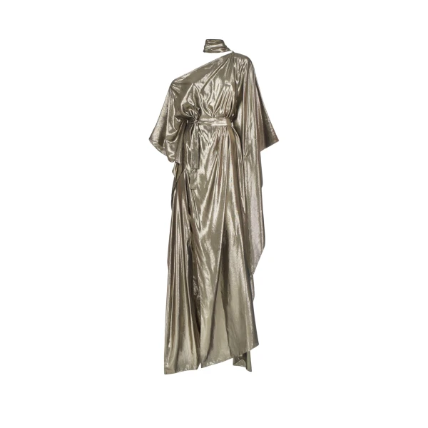 Gold Feather Dress luxury Clothing from  Luxury Handbags Marketplace