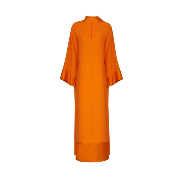 Orange Feather Dress luxury Clothing from  Luxury Handbags Marketplace